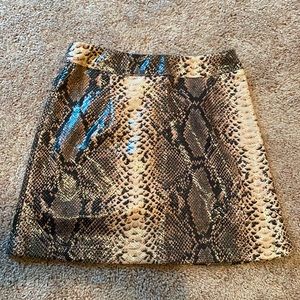 Lulus - Emery Park Snakeskin Skirt